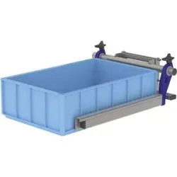 kaiserkraft Kistengabel für mobilen Lift, Breite einstellbar 225 - 450 mm, Länge 500 mm