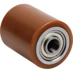 kaiserkraft Gabelrolle, Polyurethan, Einbaulänge 98 mm, Rollenbreite 95 mm