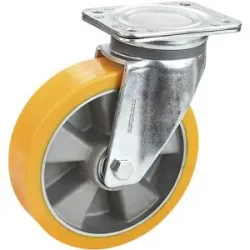 PU-Reifen auf Alu-Felge, Rad-Ø x Breite 200 x 50 mm, Lenkrolle Proroll