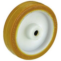 Polyurethan-Reifen auf Polyamid-Felge, Rollenlager, Rad-Ø x Breite 150 x 38 mm Wicke