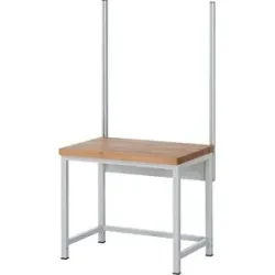 System-Stützensatz, 2 System-Stützen, für Werktisch-Breite 1000 mm RAU