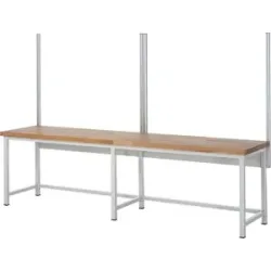 System-Stützensatz, 4 System-Stützen, für Werktisch-Breite 3000 mm RAU