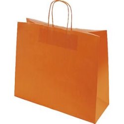 Papiertragetasche FRESH, orange, LxBxH 320 x 130 x 280 mm, 100 g/m², VE 250 Stk, ab 10 VE ratioform