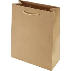 Papiertragetasche CLASSIC, braun, LxBxH 270 x 240 x 100 mm, VE 200 Stk, ab 5 VE ratioform