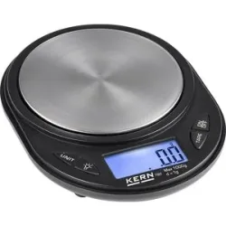 Taschenwaage, mit Taraschale, VE 5 Stk, Wägebereich bis 50 g, Ablesbarkeit 0,1 g, Wägeplatte 81 mm KERN