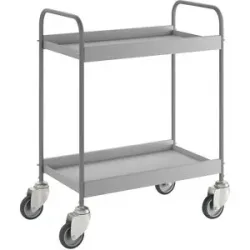 Beistellwagen, mit 4 Lenkrollen, Rad-Ø 100 mm eurokraft pro