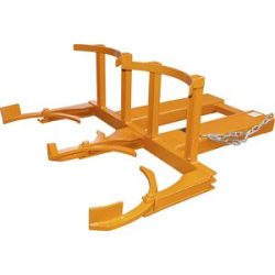 Fassheber, für 2 x 220-l-Kunststofffässer, orange eurokraft pro