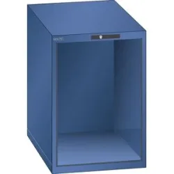 Schubladenschrank-Leergehäuse, Außen-BxT 564 x 572 mm, Höhe 800 mm, enzianblau LISTA