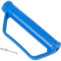 kaiserkraft Handgriff für Sackkarre, Länge 175 mm, Kunststoff, himmelblau