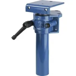 kaiserkraft Drehlift, für Schraubstöcke LEINEN JUNIOR, blau, für Backenbreite 150 mm