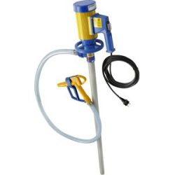 Elektrisches Fasspumpen-Set, für Säuren und leichte Laugen, 93 l/min, 11 m Höhe Jessberger
