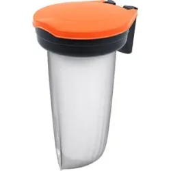Abfallsackhalter, LxB 375 x 338 mm, orange Skipper