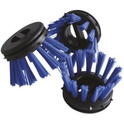 Bürsteneinsatz für Gummi-Ringmatte, blau