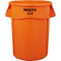 Universalcontainer BRUTE®, rund, Inhalt 121 l, orange Rubbermaid