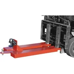 Rangierhilfe, mit Anhängerkupplung selbsttätig (Bolzen-Ø 25 mm) und Kupplungskugel, rot eurokraft pro