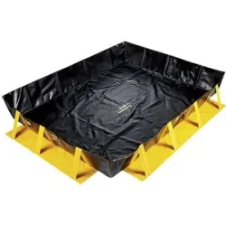 Collapse-A-Tainer® Notfall-Faltwanne, Geomembran aus Copolymer, Auffangvolumen 1359 l PIG