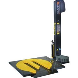 kaiserkraft Palettenwickler OneWrap, mit offenem Drehteller, Palettenhöhe 2400 mm, Drehteller Ø 1500 mm, mechanische Bremse/Schnellentriegelung