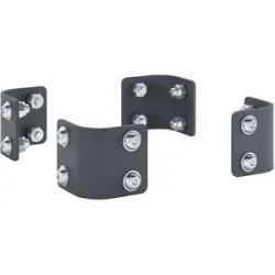 Verbinder CustomLine, für Montage- und Etagenwagen, VE 4 Stk, Länge 53 mm, anthrazitgrau RAL 7016 eurokraft pro
