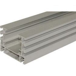 Hängebahn Geraden-Segment, Bahnbreite 125 mm, Bauhöhe 96 mm, Länge 3 m QuickMOVE
