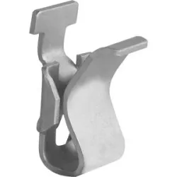 Fachbodenträger, höhenverstellbar, silber eurokraft pro