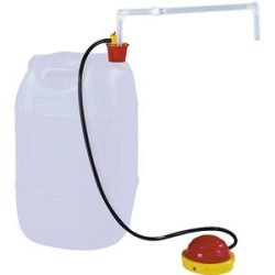 kaiserkraft Kleingebinde-Pumpe, PP-Fußpumpe, Tauchtiefe 900 mm