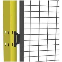 Eckverbinder X-GUARD, 0 - 180°, graphitschwarz Axelent