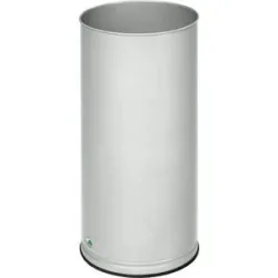 Schirmständer, Höhe 610 mm, Vollblech, verzinkt, lichtgrau RAL 7035 VAR