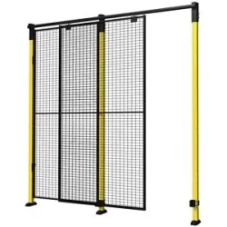 Türanbaupaket X-Guard (ohne Türwandelement, Stützen und Verriegelung), Einzeltür als Schiebetür, HxB 2500 x max. 2200 mm Axelent