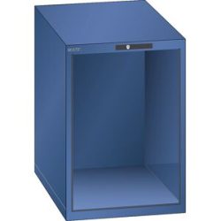 Schubladenschrank-Leergehäuse, Außen-BxT 564 x 572 mm, Höhe 800 mm, enzianblau LISTA