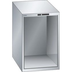 Schubladenschrank-Leergehäuse, Außen-BxT 564 x 725 mm, Höhe 850 mm, lichtgrau LISTA