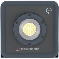 LED-Baustrahler NOVA R forLIFE, tragbar, mit Akku, Dimmfunktion, USB-Powerbank, Magnethalter SCANGRIP