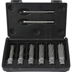 WELDON Kernbohrer-Set TCT, mit Hartmetall-Verzahnung, 8 Teile Projahn