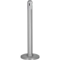 Standascher mit Diebstahlschutz, Aluminium, Volumen 2,5 l, silber Probbax