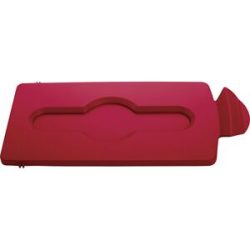 Deckeleinsatz, geschlossen, rot Rubbermaid