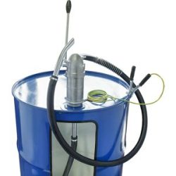 Kanister-/Fass-Handhebelpumpe, für Benzin, Diesel, Heizöl etc., 0,25 l/Hub Jessberger