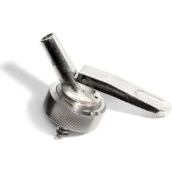 kaiserkraft Feindosierhahn, Edelstahl, Gewinde 1 1/4''