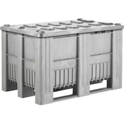 kaiserkraft Deckel, für Palettenbox 470 l, hellgrau