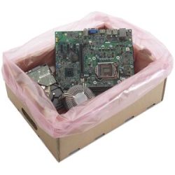 ESD-Seitenfaltenbeutel, VE 100 Stk, B + Falte x H 400 + 300 x 550 mm, ab 10 VE ratioform