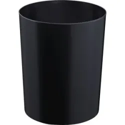 Sicherheitspapierkorb mit Aluminium-Einsatz, Volumen 20 l, Ø 280 mm, schwarz ZWINGO