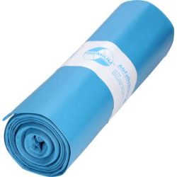 kaiserkraft Schwermüllsäcke LDPE, 120 l, BxH 700 x 1100 mm, Materialstärke 75 µm, blau, VE 200 Stk