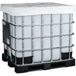 kaiserkraft IBC-Isolierhaube, für 1000-l-IBC Lebensmittel und Pharmazeutika, weiß