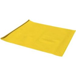 kaiserkraft Einweg-Abdichtmatte, PU-Beschichtung, gelb, LxB 700 x 700 mm, 1 Matte