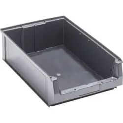 ESD-Sichtlagerkasten, aus Polypropylen, LxBxH 500 x 310 x 200 mm, VE 10 Stk mauser