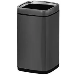 Papierkorb mit Innenbehälter, Volumen 12 l, schwarz EKO