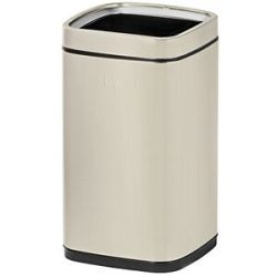 Papierkorb mit Innenbehälter, Volumen 12 l, creme EKO