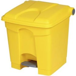 Tretabfallsammler aus Polyethylen 30 l, gelb