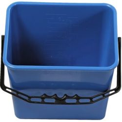 Eimer für Reinigungs- und Servicewagen, 6 Liter, blau