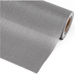 Nassraummatte Höhe 5,3 mm, Breite 1200 mm, pro lfd. m, grau NOTRAX