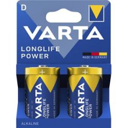 VARTA - Alkaline Batterie High Energy 2er-Blister, Blau, One Size