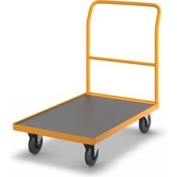 Profi-Plattformwagen, Schiebebügel fest verschweißt, Ladeflächen-LxB 1040 x 690 mm eurokraft pro